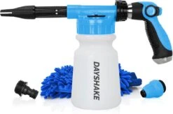 Dayshake Snow Foam Gun Voor Tuinslang - Inclusief Washandschoen - Foam Lance - Schuim Spuit Auto - Foam Cannon