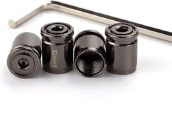 TT-products Ventieldoppen Sport Anti-theft Black Antidiefstal 4 Stuks Zwart