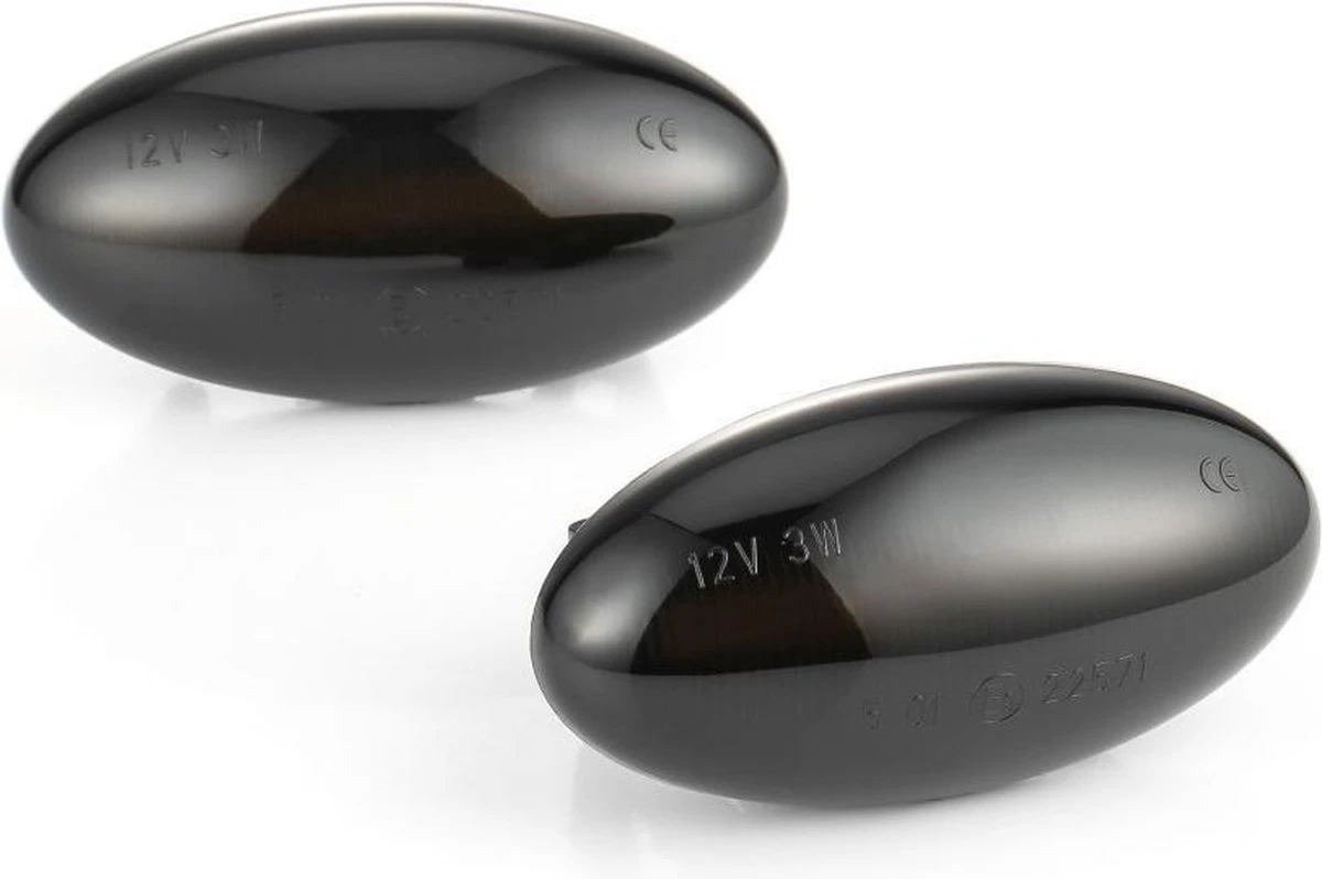 Merkloos LED Dynamic Zijknipperlichten Voor Peugeot 107 206 307 407 607 1007 Partner Expert / 632574 - 632570 / Smoke - Zwart 7 Merkloos LED Dynamic Zijknipperlichten Voor Peugeot 107 206 307 407 607 1007 Partner Expert / 632574 - 632570 / Smoke - Zwart - Afbeelding 5