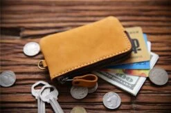 Su.B Leren Sleuteletui Met Rits - Wallet Met Sleutel Ring - Leer - Sleutel Portemonnee - Bruin -Auto-Onderdelen 1200x799 44