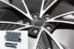 Wielmoerkapjes 17 Mm - Grijs / Antraciet Matt - Kunststof - Set Van 20 Stuks Incl. Tweezer Tool - Universeel -Auto-Onderdelen 1200x800 113