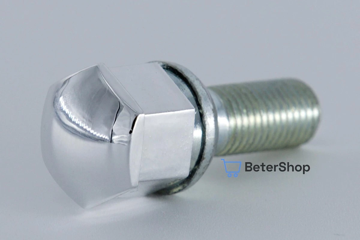 Wielmoerkapjes 17 Mm - Chrome - Kunststof - Set Van 20 Stuks Incl. Tweezer Tool - Universeel 8 Wielmoerkapjes 17 Mm - Chrome - Kunststof - Set Van 20 Stuks Incl. Tweezer Tool - Universeel - Afbeelding 6