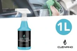 Interieur Reiniger Clenano 1 Liter - Voor Het Hele Interieur – Reinigt – Ontvet – Streep Loos - Nano Resultaat – Verwijdert Tot Zeer Hardnekkig Vuil – Fris Geparfumeerd – Multifunctioneel – Antibacterieel - Veilig Op Alle Materialen - Residuvrij -Auto-Onderdelen 1200x800 85