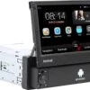 TechU™ Autoradio Met Klapscherm T97 Touchscreen – 1 Din Met Afstandsbediening – 7 Inch Kleuren Display – Bluetooth & WiFi – AUX – USB – SD – FM Radio – Navigatie – Handsfree Bellen -Auto-Onderdelen 1200x807 1