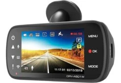 Kenwood DRV-A501W - 16GB Wide Quad HD DashCam Met Geïntegreerde 3.0" LCD, Wireless Link, GPS & G-sensor - RearCam-input -Auto-Onderdelen 1200x823