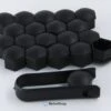 Wielmoerkapjes 17 Mm - Zwart Matt - Kunststof - Set Van 20 Stuks Incl. Tweezer Tool - Universeel -Auto-Onderdelen 1200x823 4
