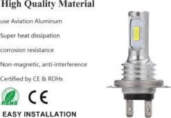 Merkloos Dimlicht LED H7 8000k Wit (set) [Witte Koplampen - Witte Dimlichten] -Auto-Onderdelen 1200x828 1