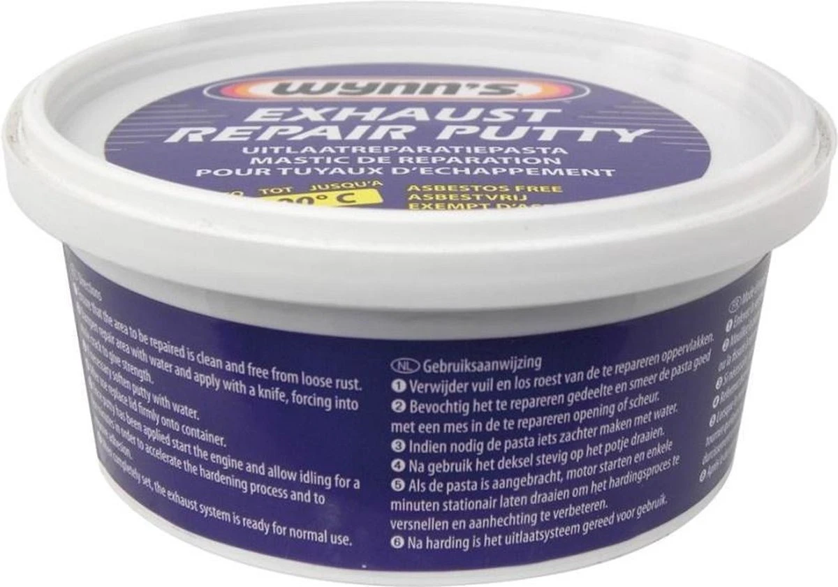 Wynn's Uitlaat Reparatie Pasta 250g - Kleef Afdicht Middel - Exhaust Repair Putty 5 Wynn's Uitlaat Reparatie Pasta 250g - Kleef Afdicht Middel - Exhaust Repair Putty - Afbeelding 3