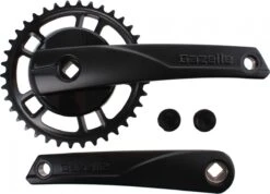 Gazelle Crankstel Strixvaria 38t Aluminium/staal Zwart