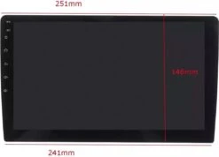 Universele 10 Inch HD Autoradio Met Bluetooth, USB & Youtube - Navigatie - Handsfree Radio Met Microfoon - Android Met Google Play - Inclusief Achteruitrijcamera -Auto-Onderdelen 1200x866