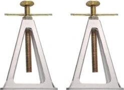 Proplus Steunenset Voor Caravans Aluminium Zilver 2 Stuks