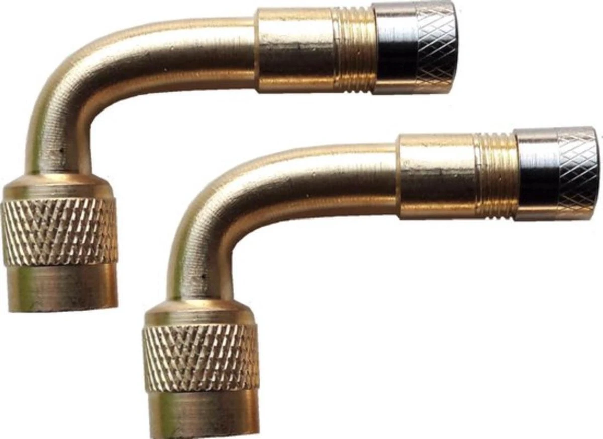 Astilla Products - Ventiel Opzetstuk - Verlengstuk 90 Graden - Voor Auto, Fiets, Brom-en Motorfietsen - Roestvrij Staal 4 Astilla Products - Ventiel Opzetstuk - Verlengstuk 90 Graden - Voor Auto, Fiets, Brom-en Motorfietsen - Roestvrij Staal - Afbeelding 2