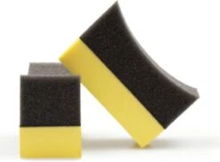 Merkloos Tyre & Trim Applicator Bandenspons - Geel/Zwart