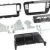 2-DIN Paneel Volkswagen Up! / Seat Mii / Skoda Citigo 2011-2016 Kleur: Piano Zwart