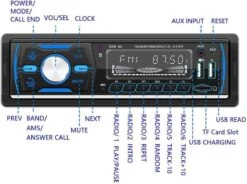 TechU™ Autoradio T93 – 1 Din Met Afstandsbediening – 7 Kleuren LCD Display – Bluetooth – AUX – USB – SD – DAB DAB+ FM Radio – Handsfree Bellen 29 TechU™ Autoradio T93 – 1 Din Met Afstandsbediening – 7 Kleuren LCD Display – Bluetooth – AUX – USB – SD – DAB DAB+ FM Radio – Handsfree Bellen -Auto-Onderdelen 1200x894