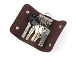 Sleutelmapje Zwart Leer Voor Mannen En Vrouwen| Sleutelhoes | Sleutel-etui | Sleutelhanger | Sleutelhouder | Stijlvol & Praktisch | Zwart Leder -Auto-Onderdelen 1200x898 14