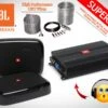 600W JBL Fuse Subwoofers + Versterker + OFC Kabelset