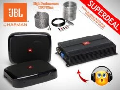 600W JBL Fuse Subwoofers + Versterker + OFC Kabelset