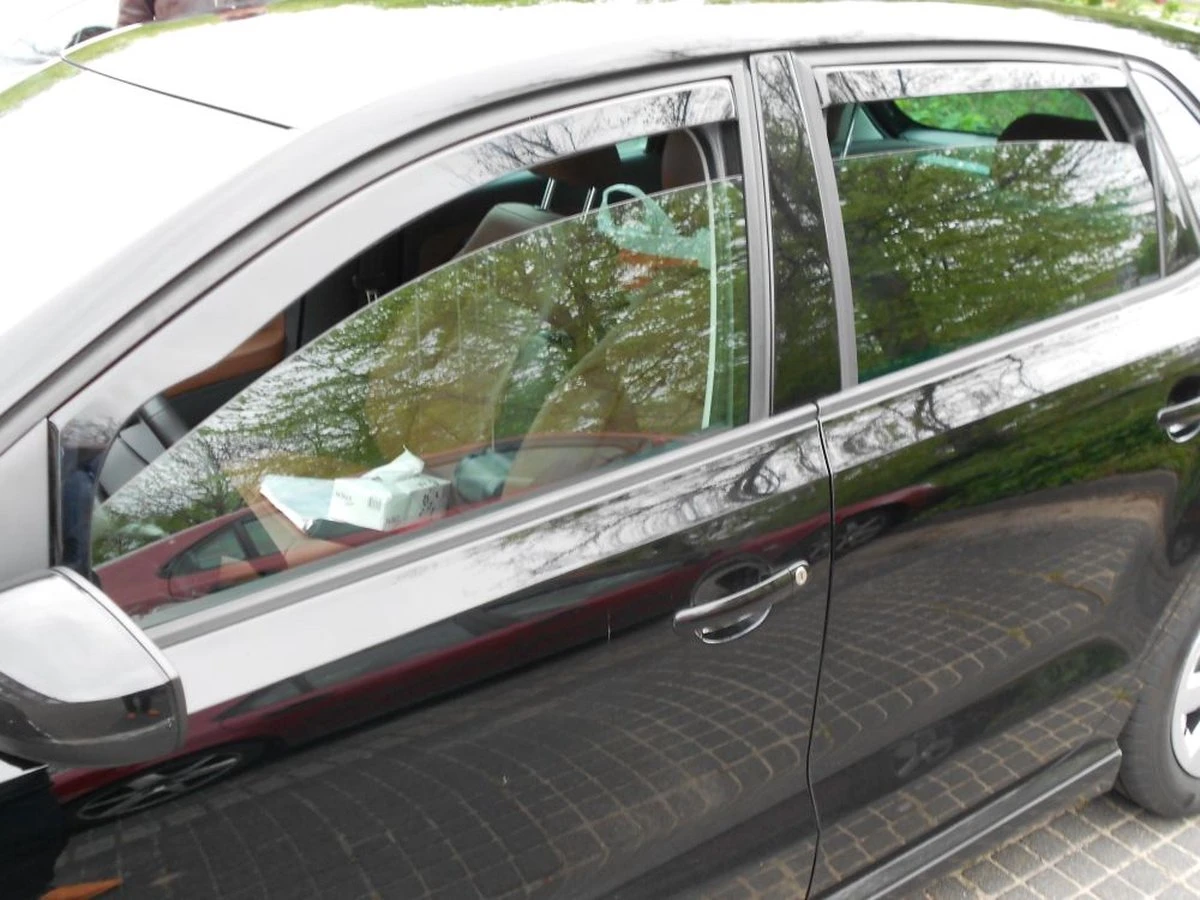 Zijwindschermen VW Polo (type 6R/6C) - 5-deurs Model V.a 2009 - 11-2017 Set Tbv 4 Deuren, V + A Ramen 3 Zijwindschermen VW Polo (type 6R/6C) - 5-deurs Model V.a 2009 - 11-2017 Set Tbv 4 Deuren, V + A Ramen