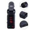 XIB Bluetooth FM Transmitter 2x USB En AUX 3.5mm Jack - MP3 Autoradio - Handsfree Carkit - Zwart