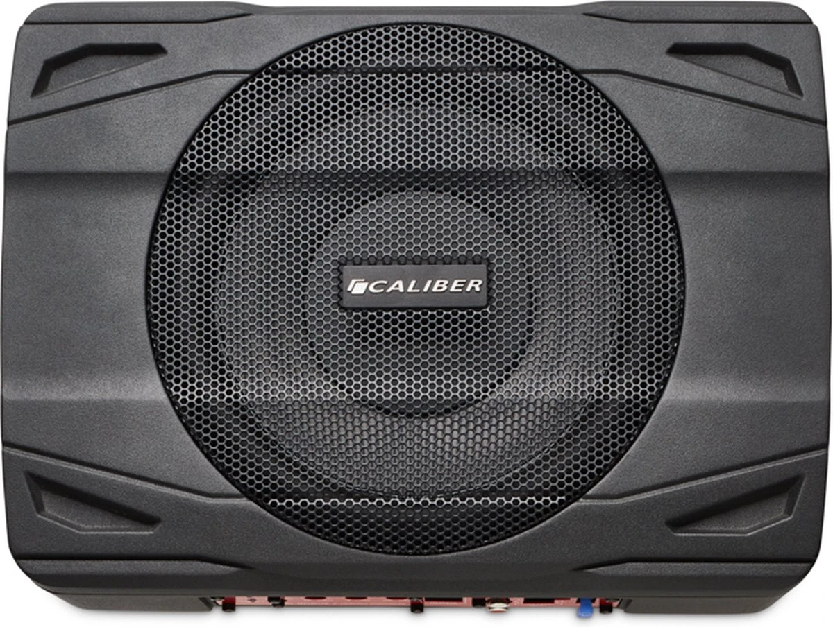 Caliber Underseat Auto Subwoofer Met Versterker 500 Watt Piekvermogen RCA 8 Inch Woofer (BC120US) 4 Caliber Underseat Auto Subwoofer Met Versterker 500 Watt Piekvermogen RCA 8 Inch Woofer (BC120US) - Afbeelding 2