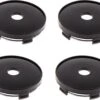 Naafdoppen 60mm Universeel - Zwart - Set Van 4 Stuks - Wheel Center Cap - Naafdop - Naafkapjes