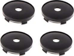 Naafdoppen 60mm Universeel - Zwart - Set Van 4 Stuks - Wheel Center Cap - Naafdop - Naafkapjes
