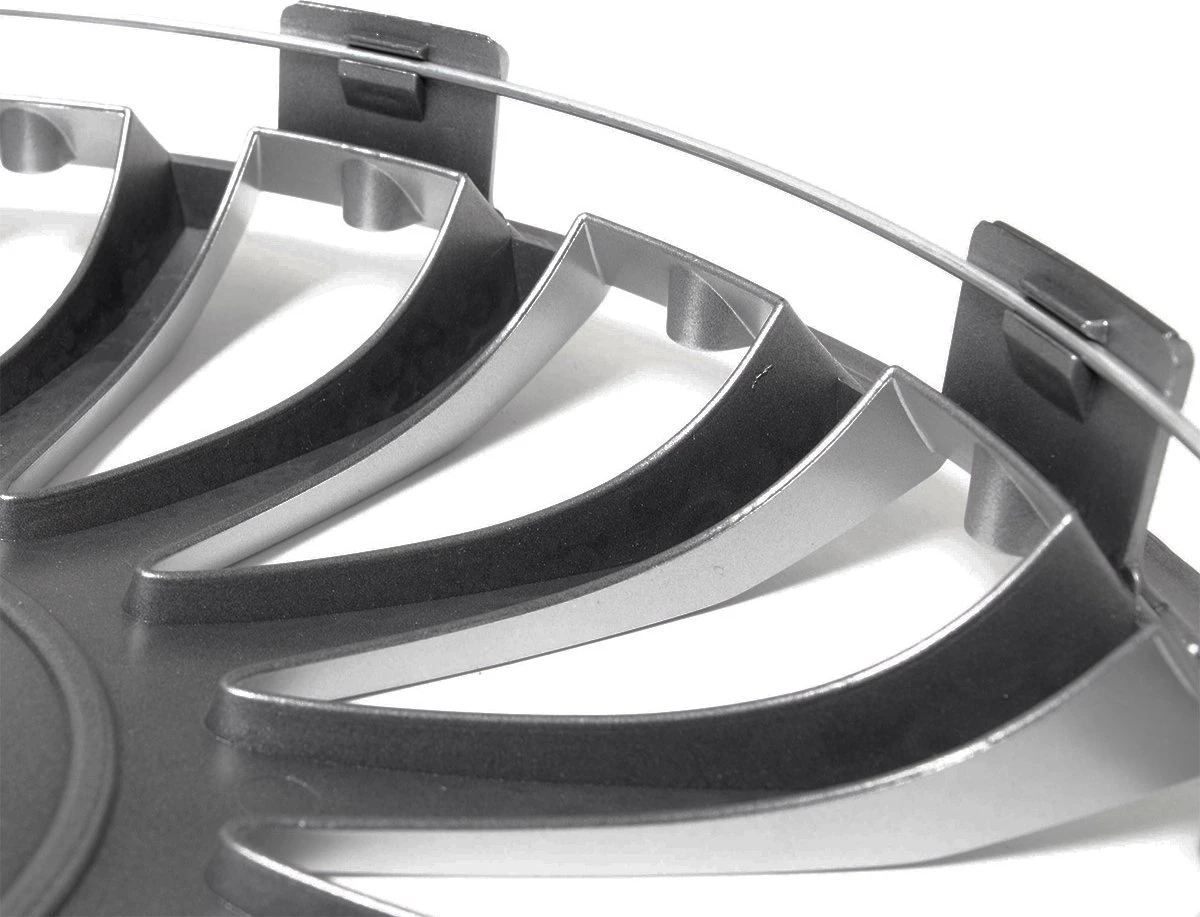 Versaco Stratos - Wieldoppen - Zwart/Zilver -15 Inch - 4 Stuks 4 Versaco Stratos - Wieldoppen - Zwart/Zilver -15 Inch - 4 Stuks - Afbeelding 2