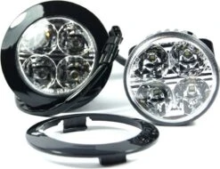 M-Tech LED Dagrij Verlichting Set - Rond: 70mm
