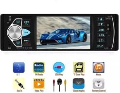 Enkel Din Autoradio Met 4 INCH Scherm En Camera | Bluetooth & USB -Auto-Onderdelen 1200x927 1