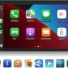 2 Din Autoradio CarPlay Draadloos - Android 10.1