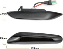Merkloos LED Dynamic Zijknipperlichten Voor BMW E90 E91 E92 E93 E60 E87 E82 E46 – Smoke / Zwart 14 Merkloos LED Dynamic Zijknipperlichten Voor BMW E90 E91 E92 E93 E60 E87 E82 E46 – Smoke / Zwart -Auto-Onderdelen 1200x932 1