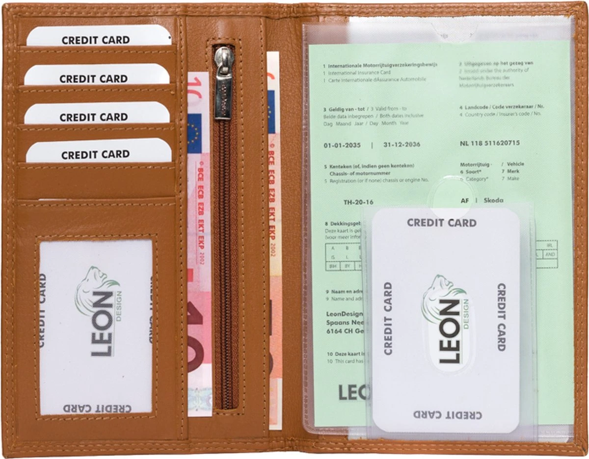 Merkloos Autopapieren Mapje - Leer - A5 Map - Autopapieren Hoes - Cadeau Voor Man - Cadeau Voor Vrouw - Kado Man - Kado Vrouwen - Kado Mannen Verjaardag - Mannen Cadeautjes - Vrouwen Cadeautjes - Portefeuille Heren - Portefeuille Dames Kado - Cadeau - 20 Euro 3 Merkloos Autopapieren Mapje - Leer - A5 Map - Autopapieren Hoes - Cadeau Voor Man - Cadeau Voor Vrouw - Kado Man - Kado Vrouwen - Kado Mannen Verjaardag - Mannen Cadeautjes - Vrouwen Cadeautjes - Portefeuille Heren - Portefeuille Dames Kado - Cadeau - 20 Euro