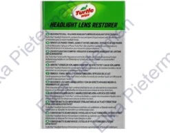 Turtle Wax TW 51768 Headlight Restorer Kit 16 Turtle Wax TW 51768 Headlight Restorer Kit -Auto-Onderdelen 1200x937