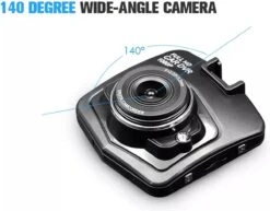 TechU™ Dashcam Voor En Achter Camera – M09 – Dashboardcamera – Full HD 1080P – 140° Wijdhoeklens – 2.4” Scherm – Parkeermodus – Looprecording – Bewegingssensor – G-sensor – Nachtvisie – 16G ROM + 1G RAM - Voor Auto -Auto-Onderdelen 1200x939