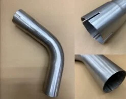 Uitlaat Bocht 60° Bocht RVS Uitlaat Buis Bocht 60mm 63.5mm Uitlaat Bochten Buizen