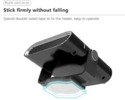 Merkloos Autoverwarming Auto Ontdooier Voorruitverwarming - Duurzaam Ontwerp - 360 Graden Rotatie - 2 In 1 - 12V/120W – Autoverwarmer - Car Heater - Zwart -Auto-Onderdelen 1200x956 2