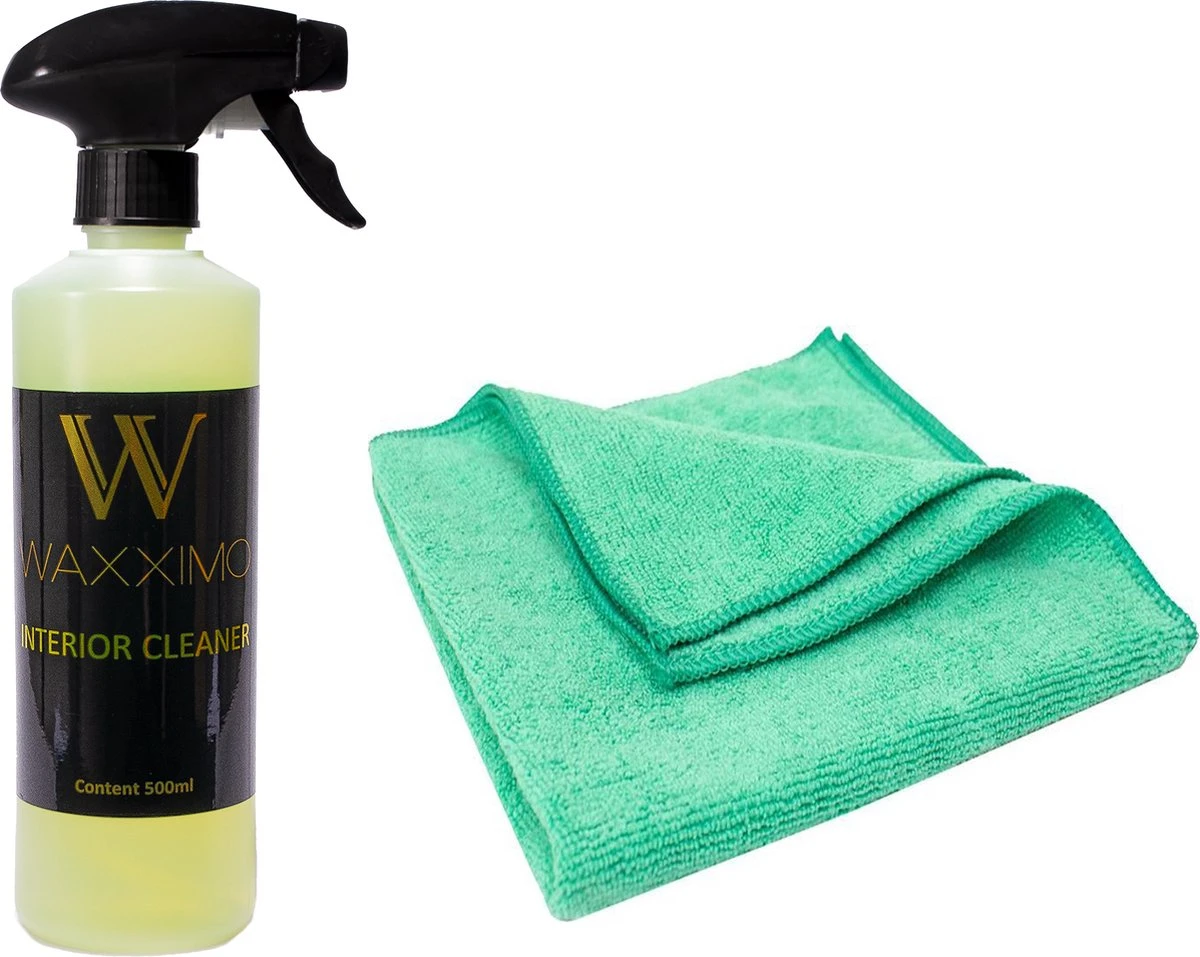 Waxximo COMBIDEAL Interior Cleaner + Microvezeldoek - Bekleding Reiniger Auto - Interieur Reiniger Auto - Interieur Reinigen - Vlekken Verwijderen 3 Waxximo COMBIDEAL Interior Cleaner + Microvezeldoek - Bekleding Reiniger Auto - Interieur Reiniger Auto - Interieur Reinigen - Vlekken Verwijderen