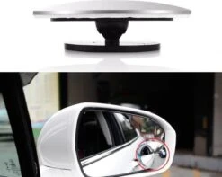 Merkloos Dode Hoek Auto Spiegel - Dodehoekspiegel - Voertuigspiegel Voor De Blinde Spot - Hoekspiegel 360 Graden - Achteraanzicht Hulpspiegel Voor De Dode Hoek - Groothoekspiegel