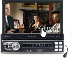 Caliber Autoradio Met Klapscherm Bluetooth USB 1 Din - 7 Inch Touchscreen Met Achteruitrijcamera Ingang - 4 X 75 Watt (RMD577BT) -Auto-Onderdelen 1200x971