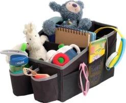 Prince Lionheart ReisOrganizer | Auto-organizer | Geïsoleerde Bekerhouders | 2 Flessenhouders | 2 Karabijnhaken - Zwart -Auto-Onderdelen 1200x976 9