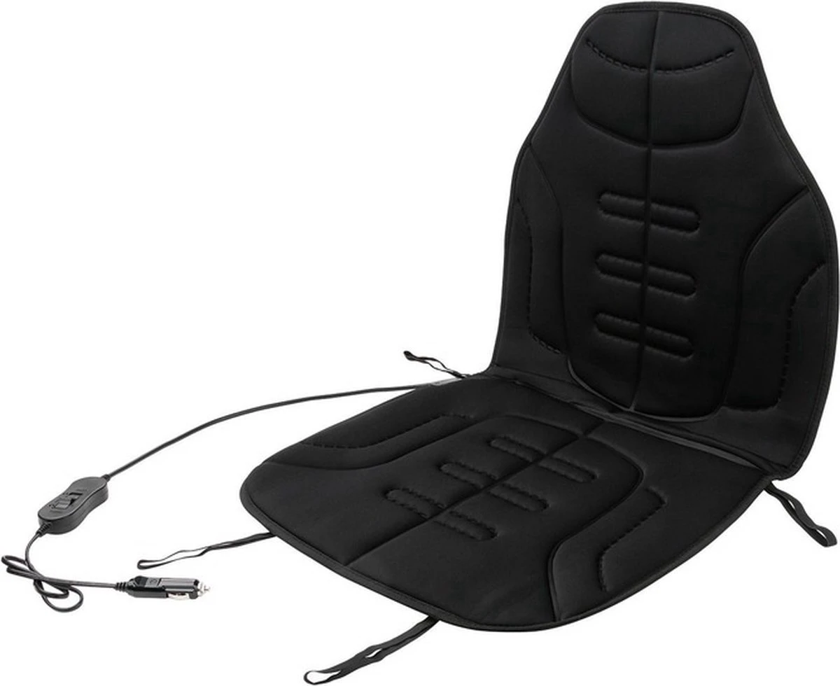 Autostoel Verwarmingskussen - Stoelverwarmingskussen Voor Auto - Rugkussen - Stoelverwarmers - Autostoel Verwarming - 12 V - Auto Zitkussen - Zwart - 4 Autostoel Verwarmingskussen - Stoelverwarmingskussen Voor Auto - Rugkussen - Stoelverwarmers - Autostoel Verwarming - 12 V - Auto Zitkussen - Zwart - - Afbeelding 2