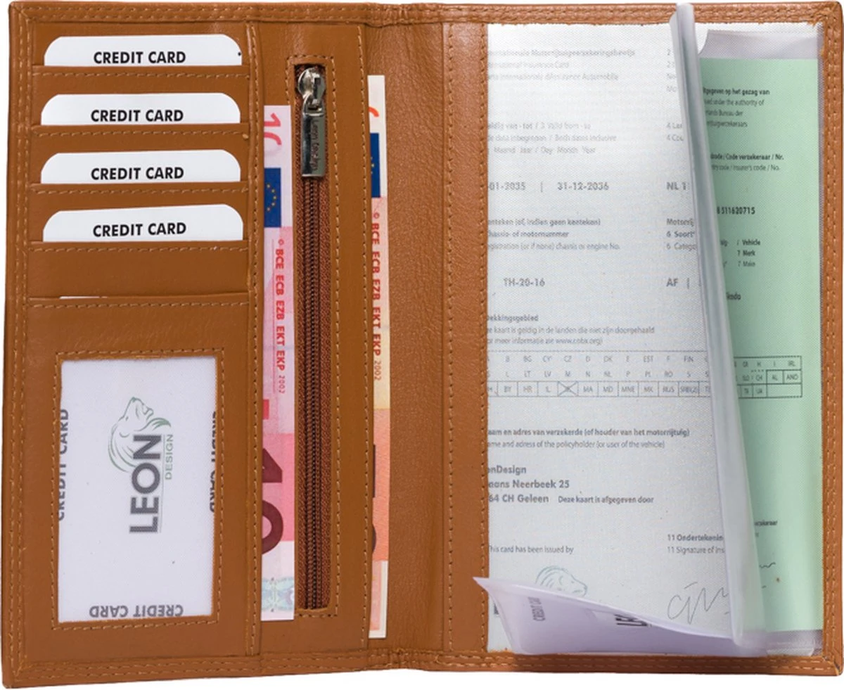Merkloos Autopapieren Mapje - Leer - A5 Map - Autopapieren Hoes - Cadeau Voor Man - Cadeau Voor Vrouw - Kado Man - Kado Vrouwen - Kado Mannen Verjaardag - Mannen Cadeautjes - Vrouwen Cadeautjes - Portefeuille Heren - Portefeuille Dames Kado - Cadeau - 20 Euro 7 Merkloos Autopapieren Mapje - Leer - A5 Map - Autopapieren Hoes - Cadeau Voor Man - Cadeau Voor Vrouw - Kado Man - Kado Vrouwen - Kado Mannen Verjaardag - Mannen Cadeautjes - Vrouwen Cadeautjes - Portefeuille Heren - Portefeuille Dames Kado - Cadeau - 20 Euro - Afbeelding 5