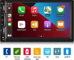 Android Auto Dubbel Din | CarPlay Autoradio