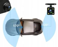 Qtech Dual Dashcam Voor Auto - Voor En Achter Camera - Spiegel - Full HD - 32GB - G Sensor - Bewegingsdetectie En Parkeerstand - Nederlandse Handleiding -Auto-Onderdelen 1200x986