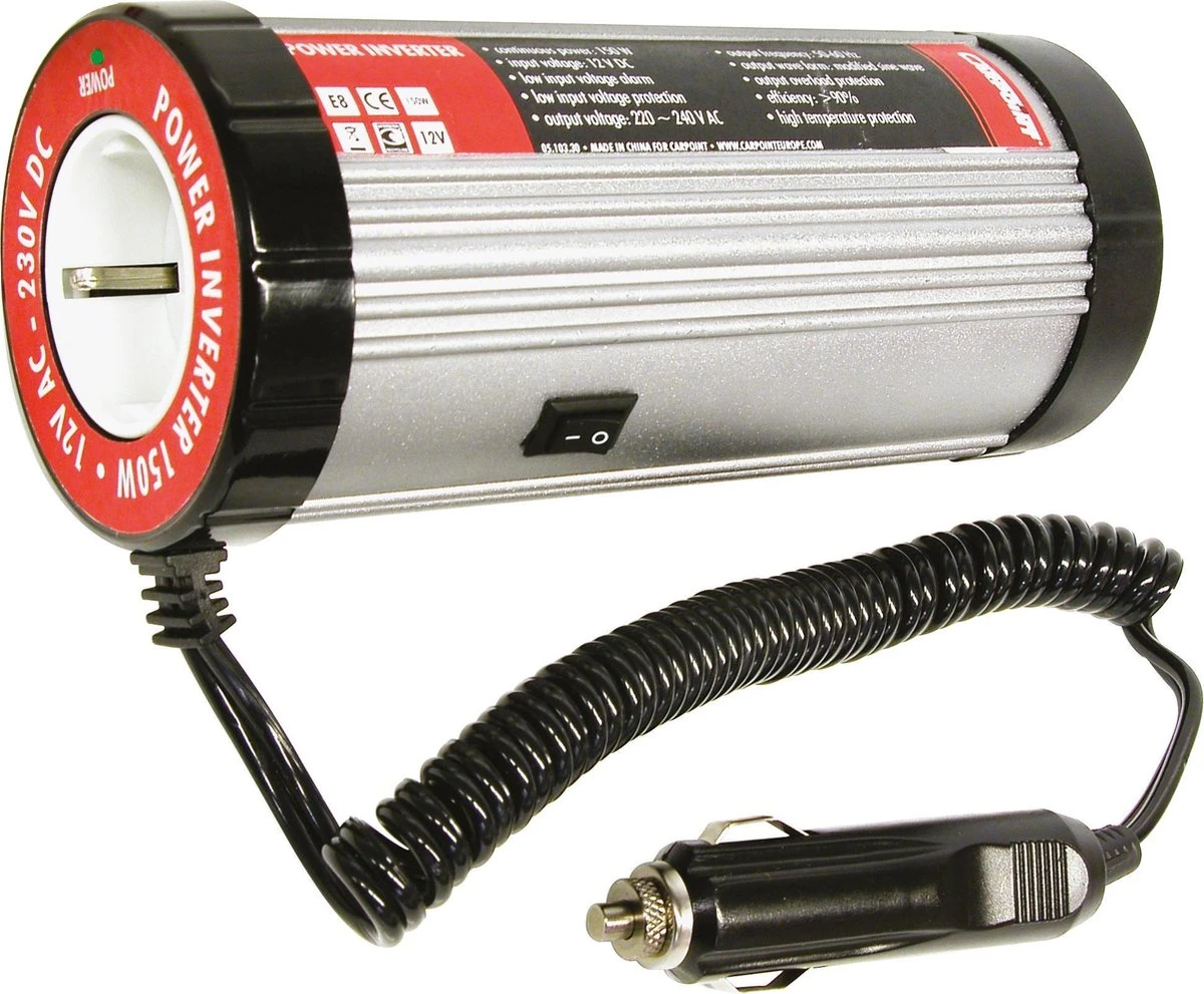 Carpoint Omvormer Blikhouder Model 150W 3 Carpoint Omvormer Blikhouder Model 150W