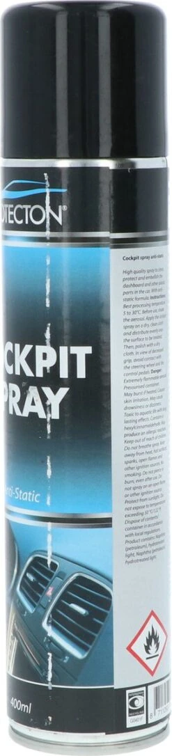 Protecton ‘Cockpit Spray' Antistatisch 400 Ml -Auto-Onderdelen 273x1200