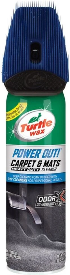 Turtle Wax - Power Out Carpets & Mats - Schoonmaakmiddel Interieur Auto - Bekledingsreiniger - Tapijten En Vloermatten - 400ml