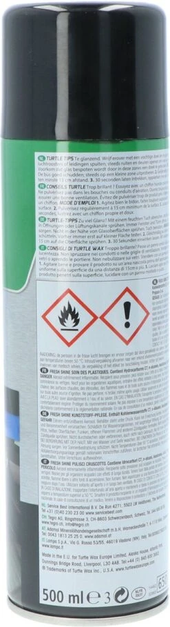 Turtle Wax 52863 GL Fresh Shine New Car 500ml | Kunststof Reiniger Auto | Interieurreiniger -Auto-Onderdelen 326x1200