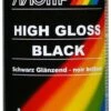 MoTip Hoogglans Zwart Spuitbus 500ml